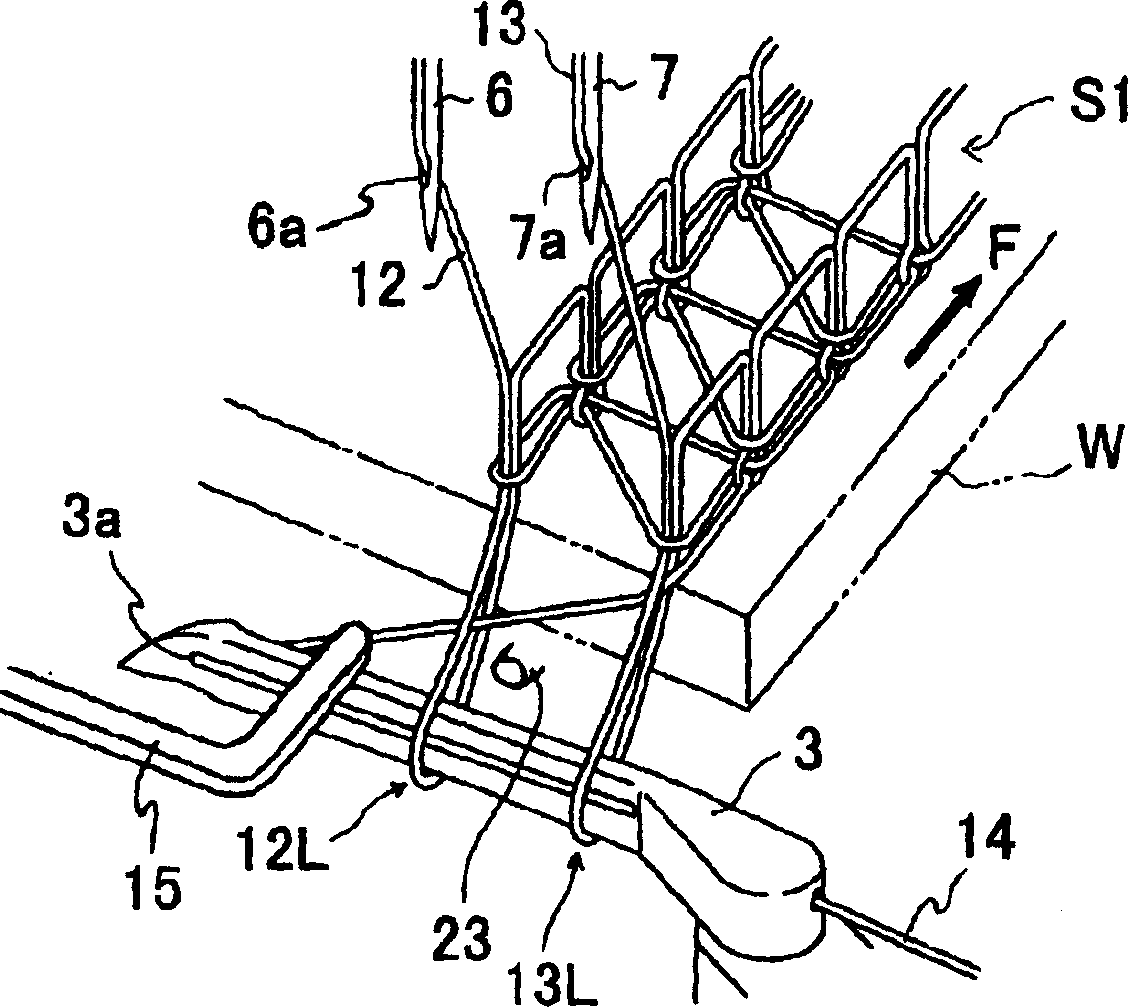 2 needle sewing machine for angular seam