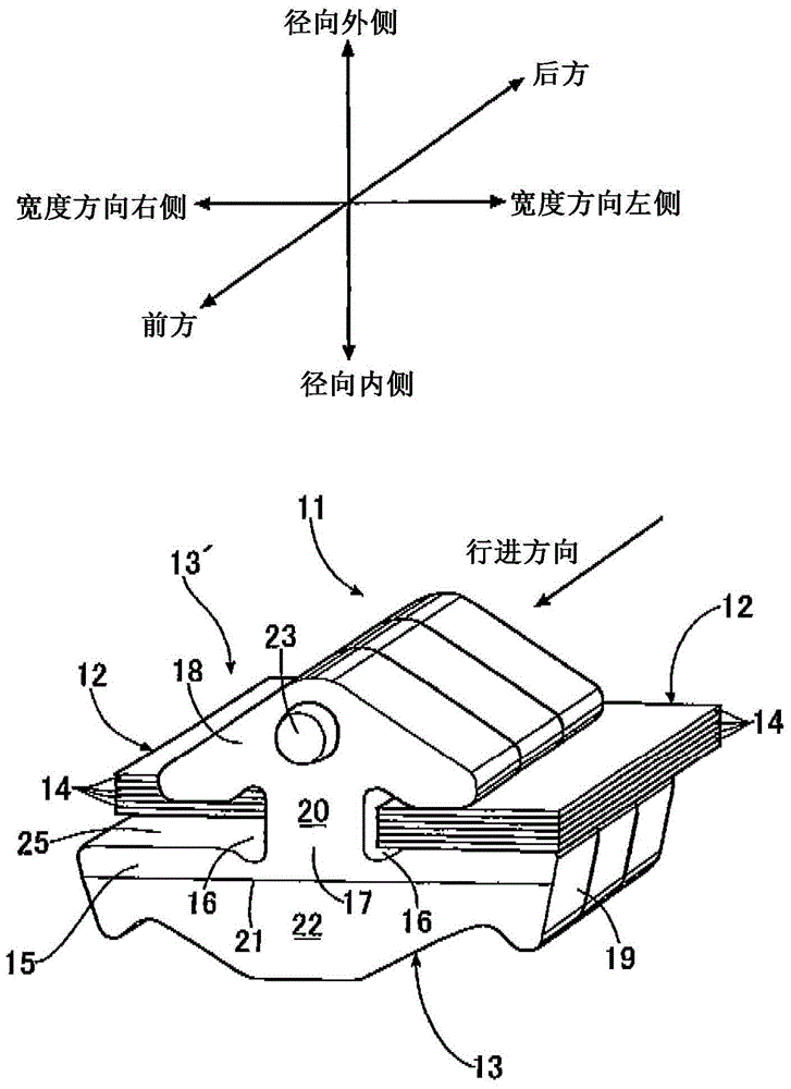 Deformation state detection device of metal components