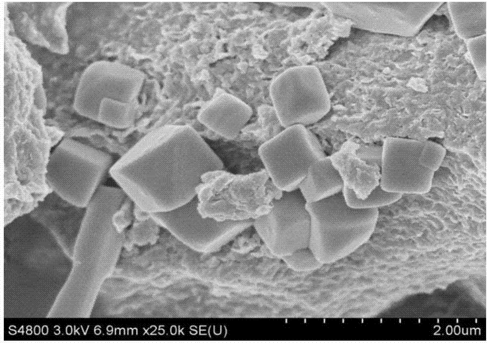 Preparation method of SnS2 sodium-ion battery anode material with cubic structure