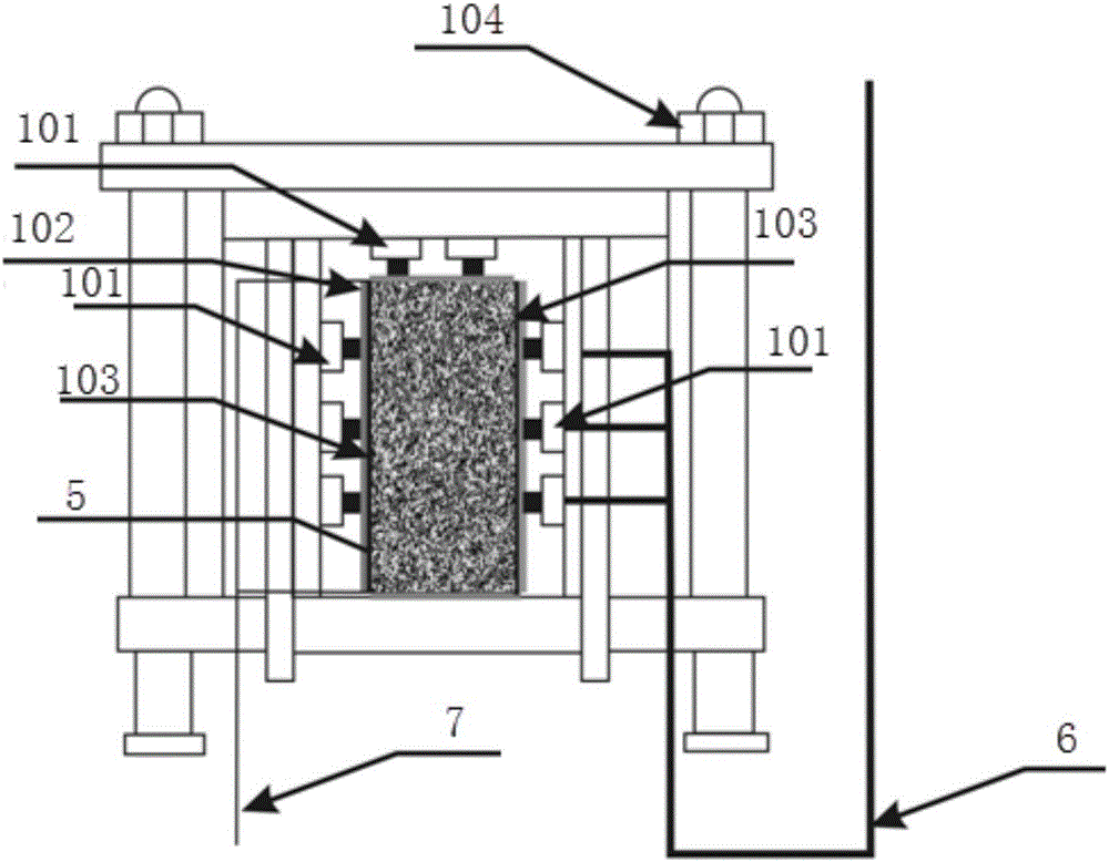 Rock thermophysical parameter testing method and testing system under conditions of high temperature and high pressure