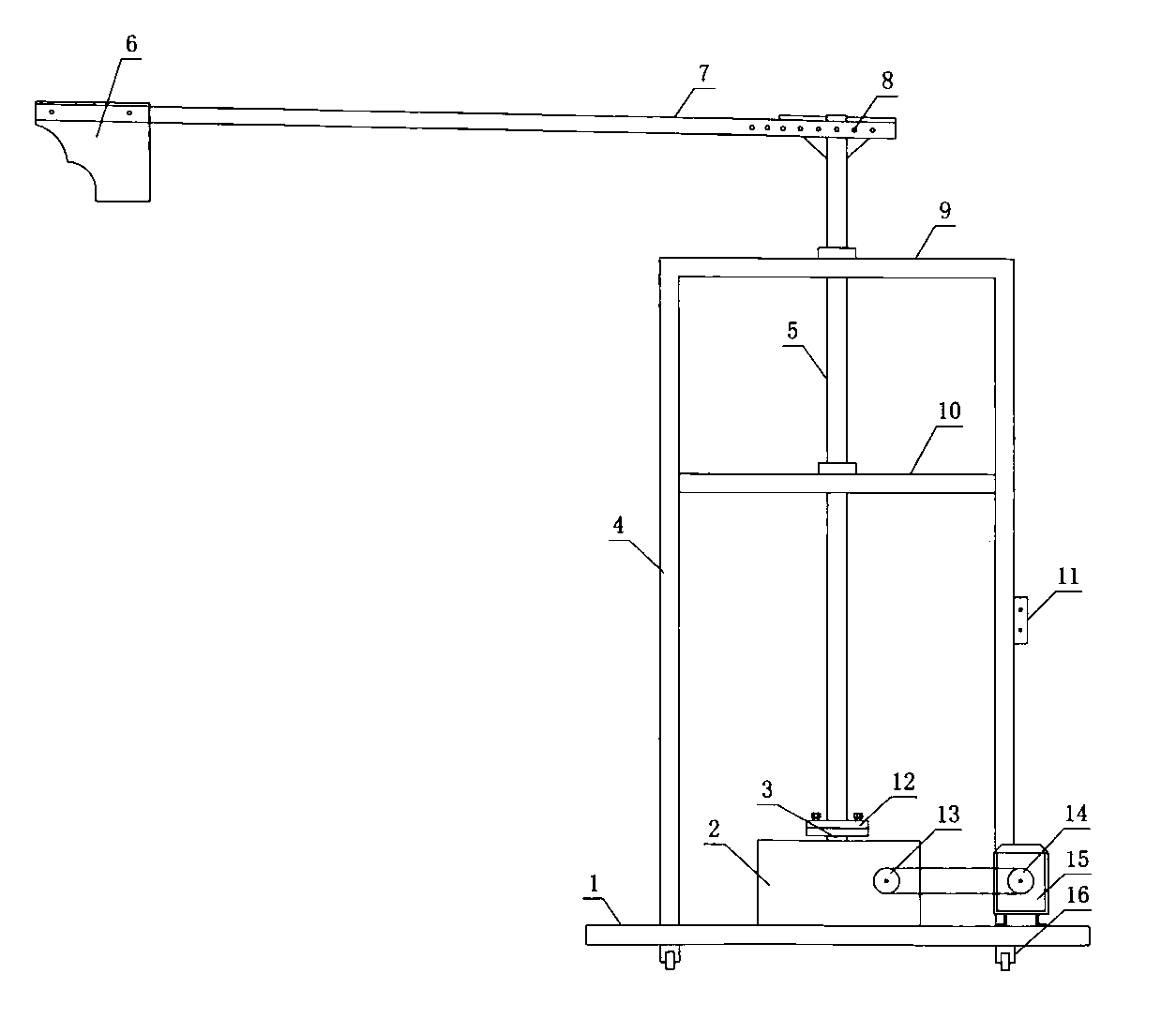 Round lamp pool line forming machine