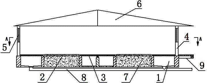 Defecation structure of animal house