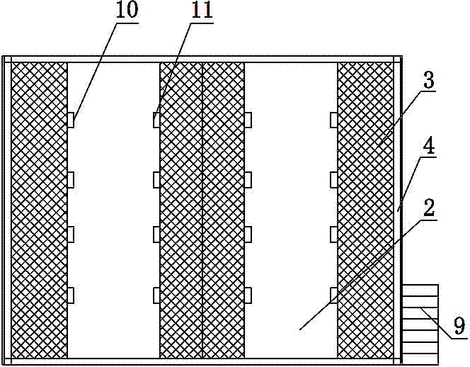 Defecation structure of animal house