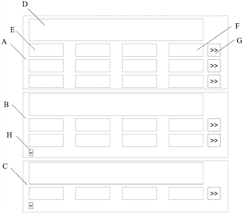 Method, device and system for displaying search results