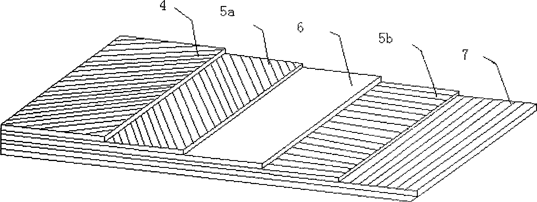 Method for manufacturing light GMT sheet material