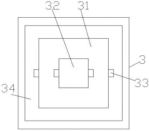 Locking device for bridge velocity limiting indicating board