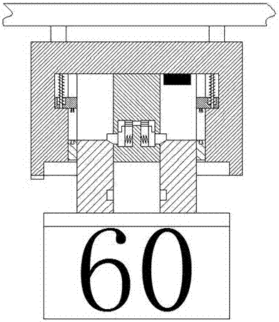 Locking device for bridge velocity limiting indicating board