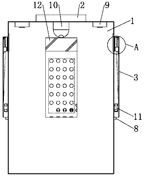 Virtual secondary projection touch-tone elevator call system and use method thereof