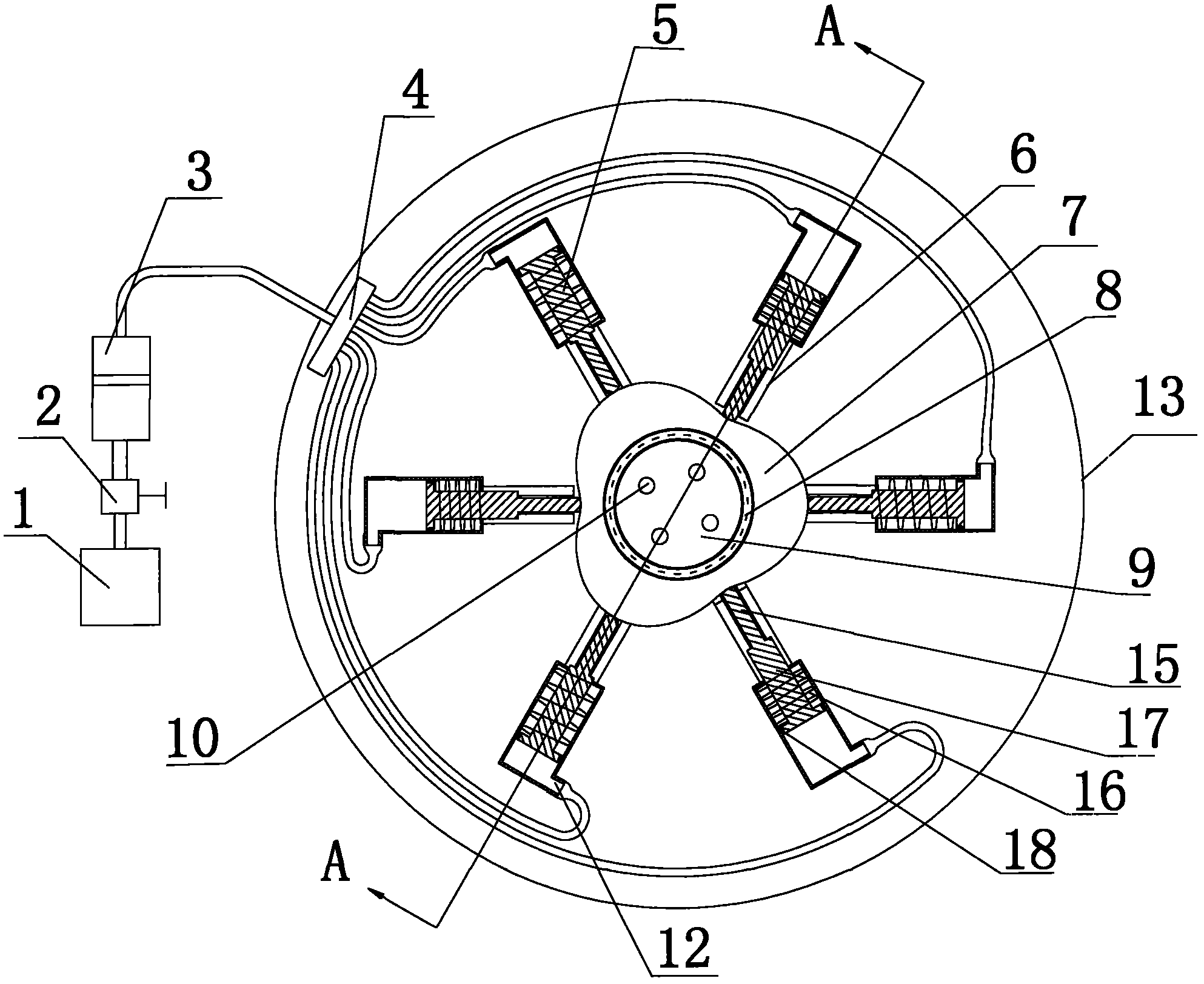 Car braking device suitable for mountain road