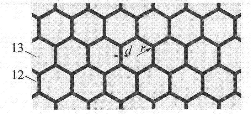 Graphical flexible transparent conductive film and preparation method thereof