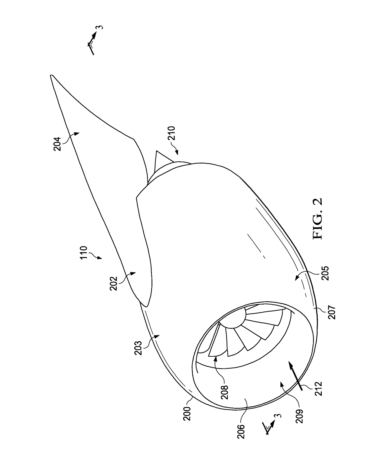 Angled inlet system for a precooler