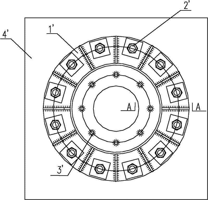 Stylobate joint of framework column