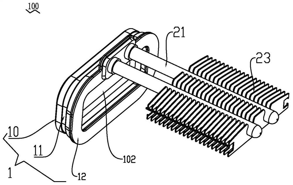 Refrigeration structure and cosmetic instrument