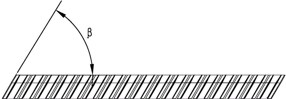 Triangular oblique surface type splash-proof denoising device