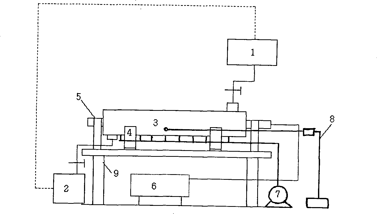 Horizontal type agitated bed reactor inner caking detection method and apparatus