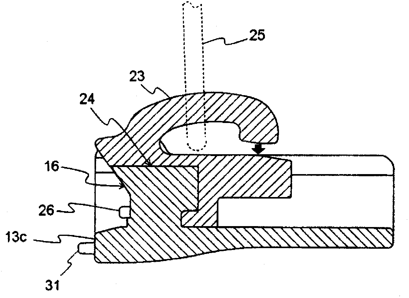 Concealed slide fastener