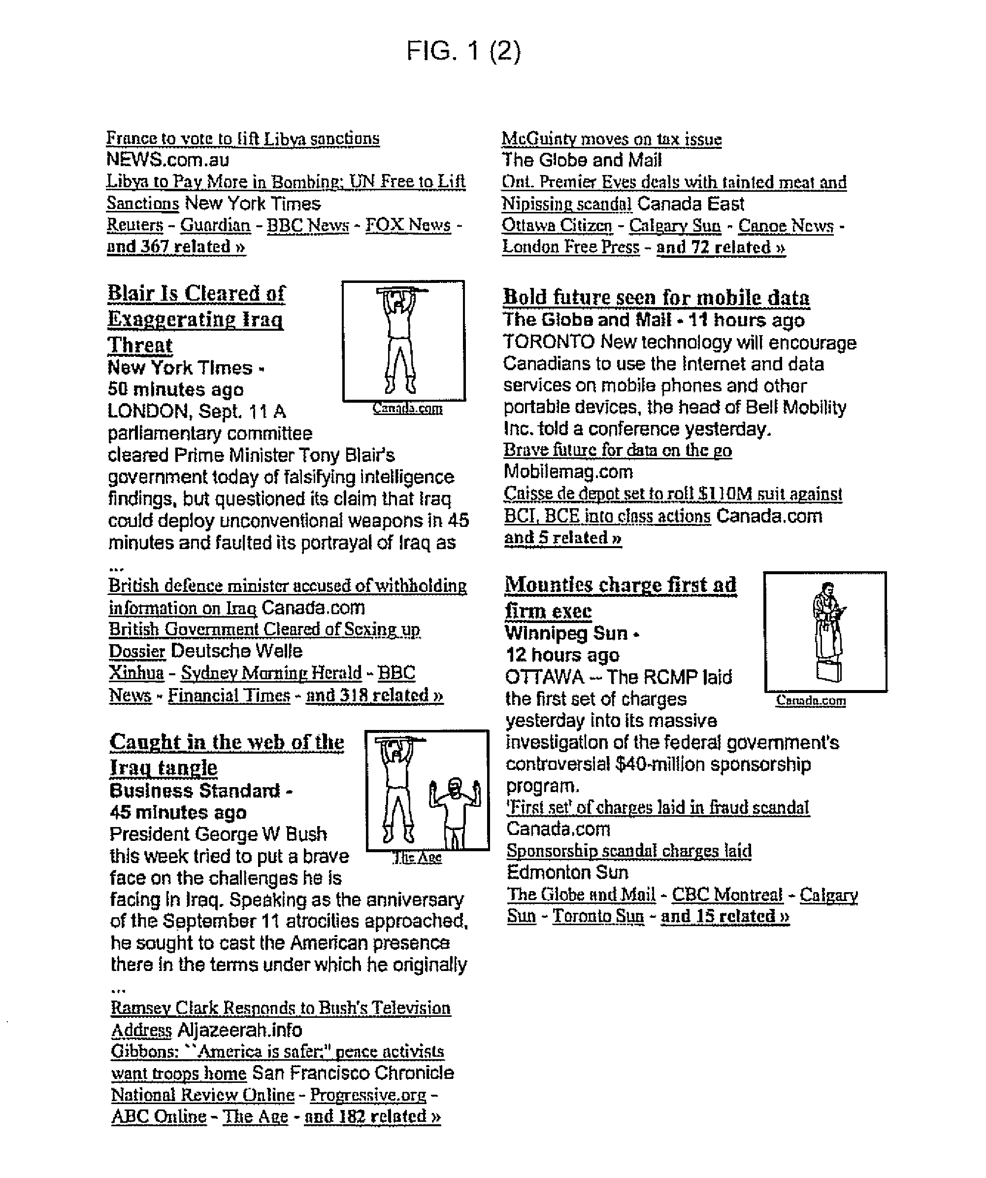 System and method for improved searching on the internet or similar networks and especially improved MetaNews and/or improved automatically generated newspapers