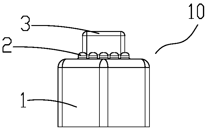 Piano fingering practice button and practice apparatus