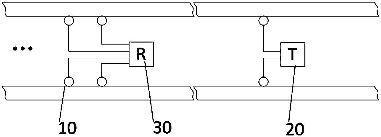 Seamless steel rail stress detection device and method based on ultrasonic guided waves and strain gauge