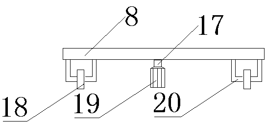 Double-hook crane slewing trolley