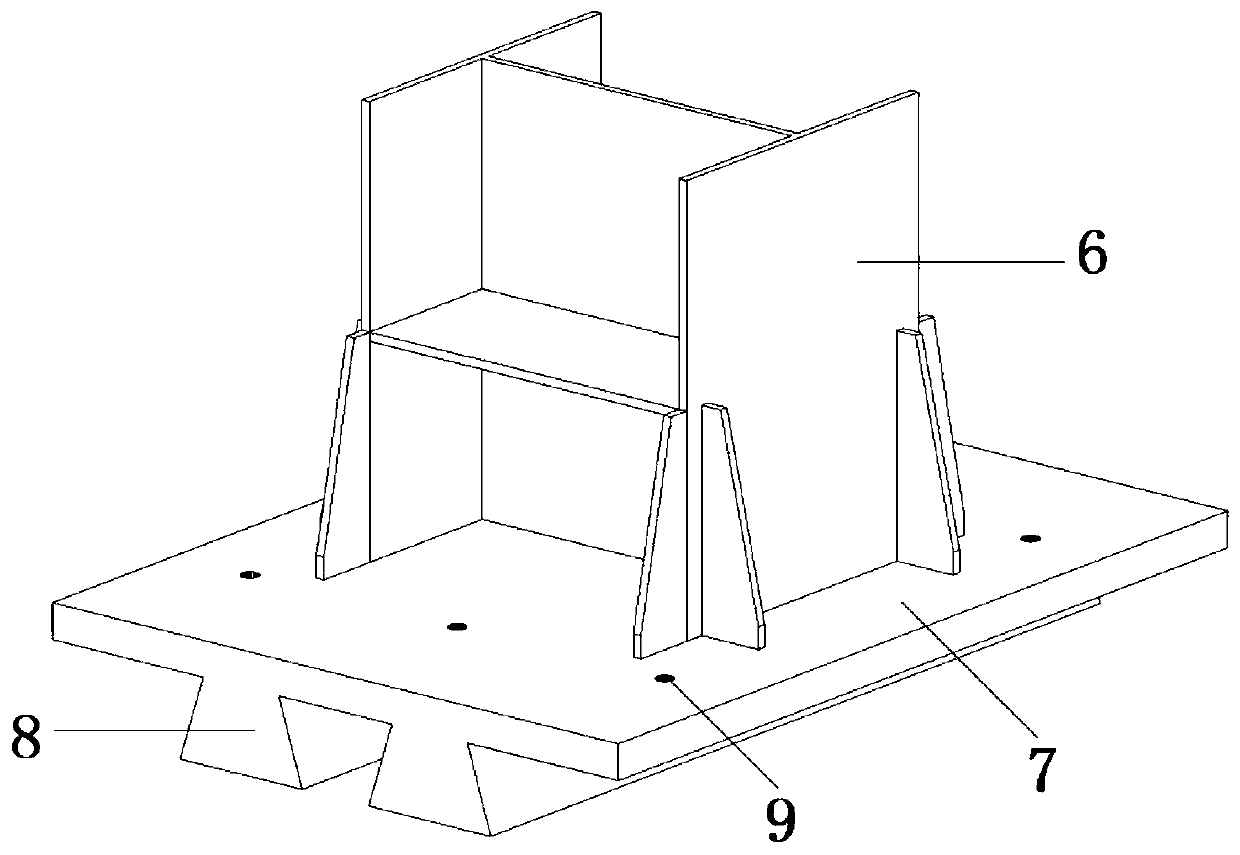 Track foundation for assembly type light steel structure building