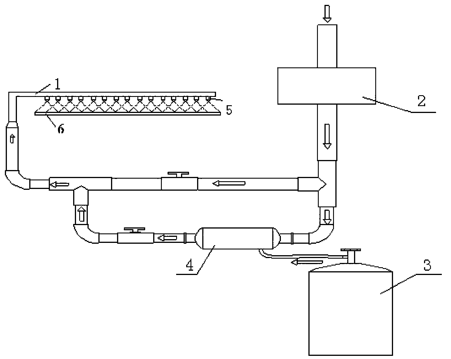 Device and method for cleaning glass substrate