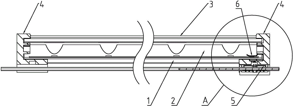 Outdoor bar lamp and mounting method thereof