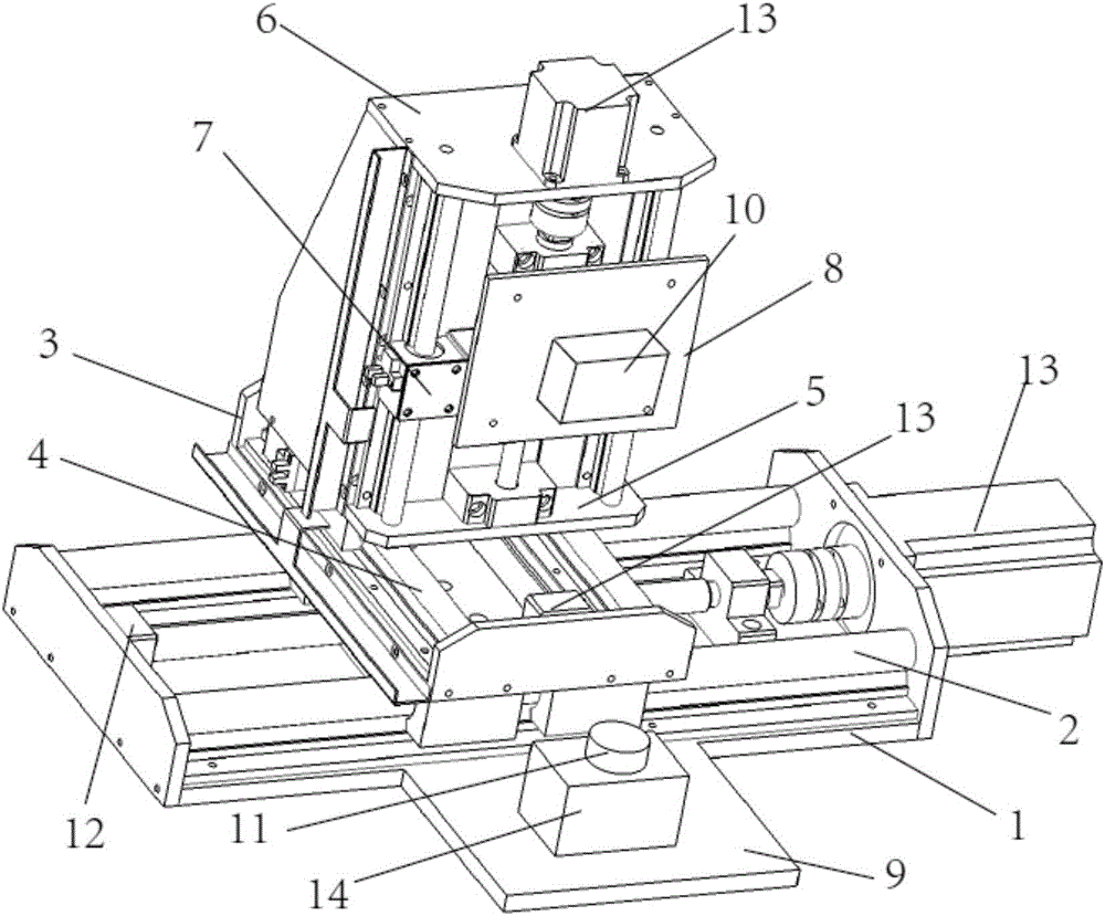 Automatic calibration equipment for light intensity of DLP (Digital Light Processing) printing equipment projector and calibration method