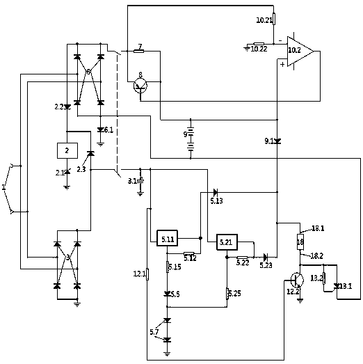 A triple automatic switching supporting power supply