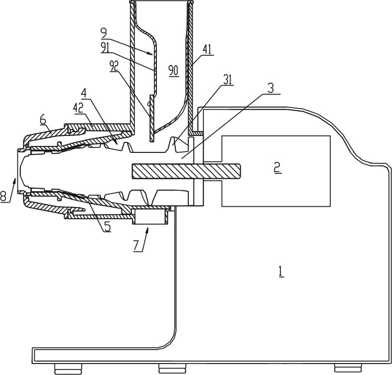 Multifunctional food processor capable of regulating feeding and feeding apparatus