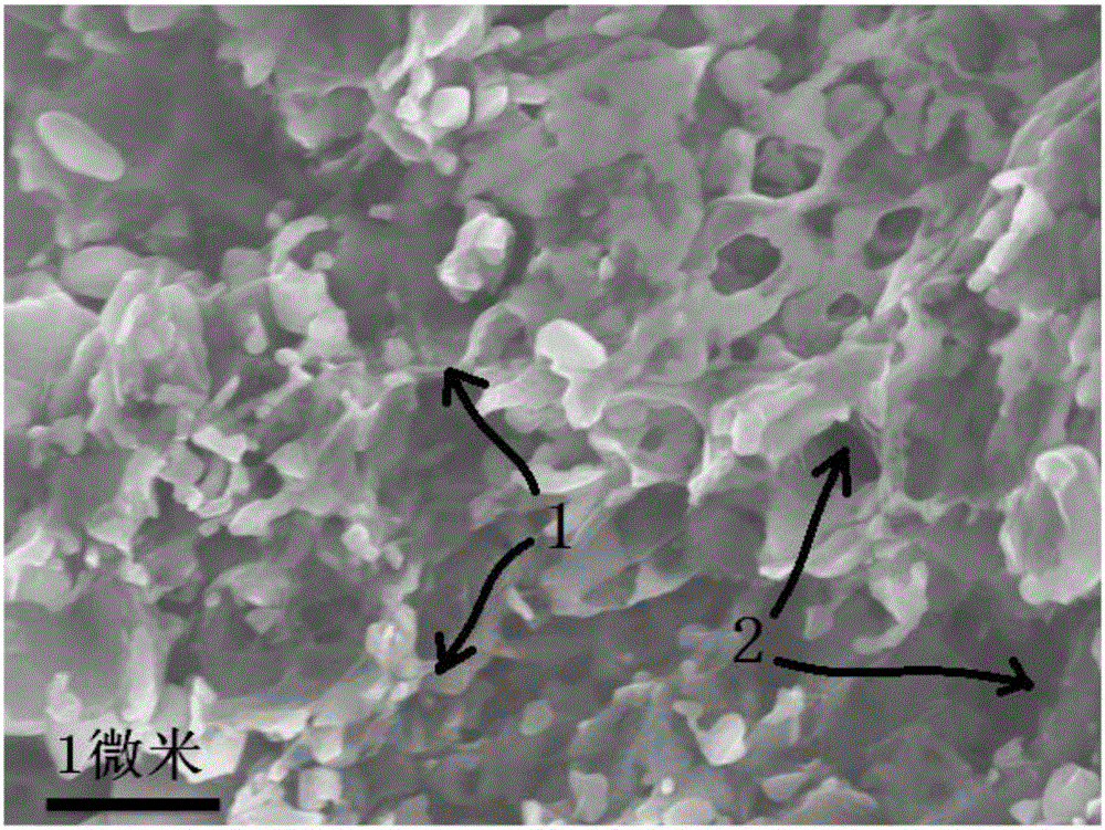 Vanadium phosphate sodium composite nano porous cathode material and method for preparing material by using freeze drying method