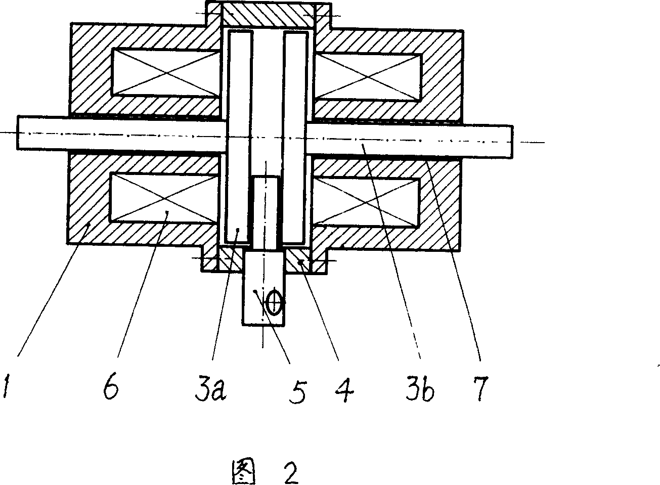 No-oil lubricant dual-push electromagnetic iron