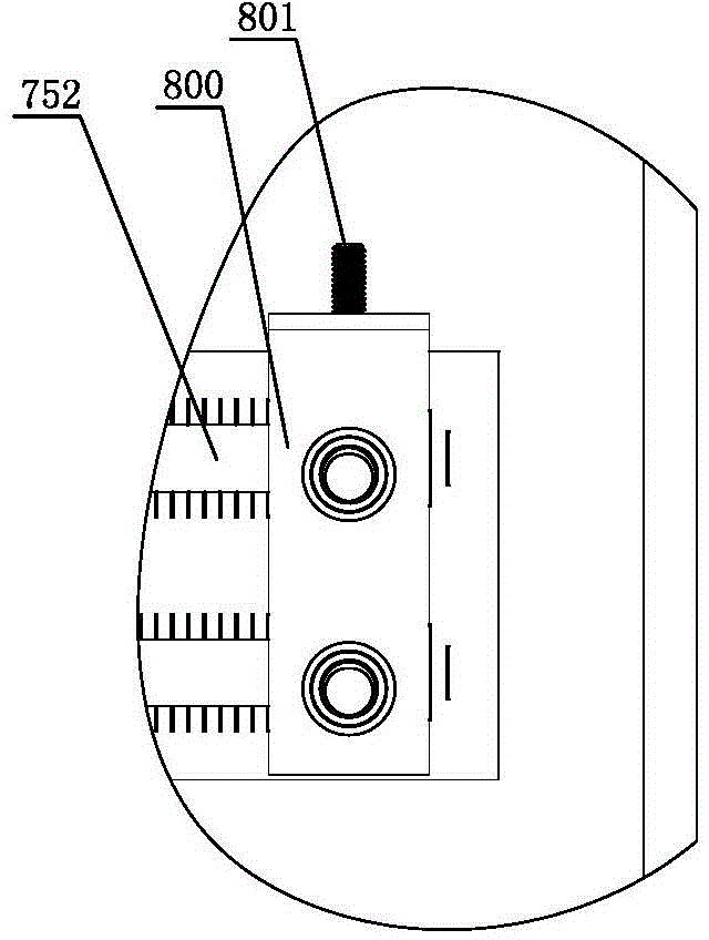 Vertical keel mounting structure with quick and accurate adjusting function