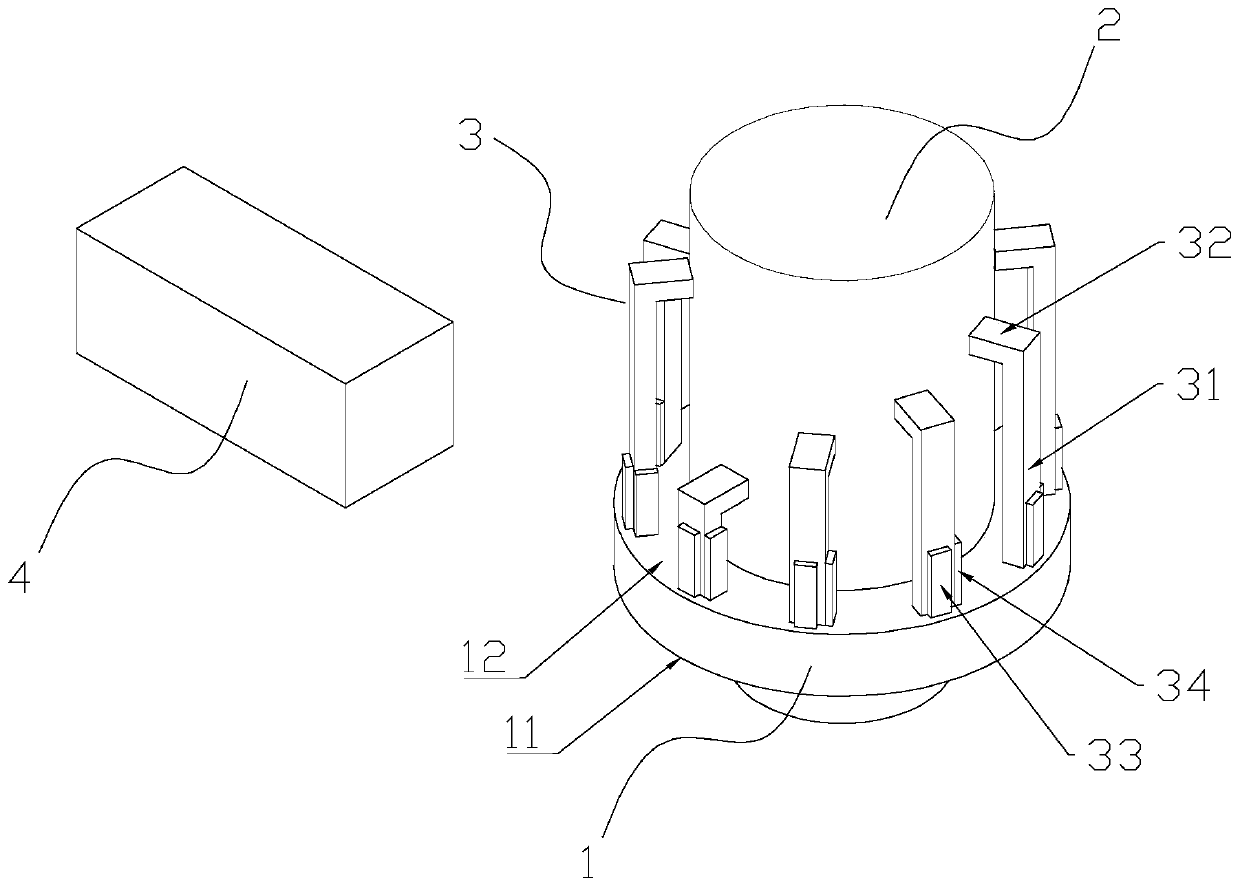 Piezoelectric motor with variable speed and torque and using method thereof