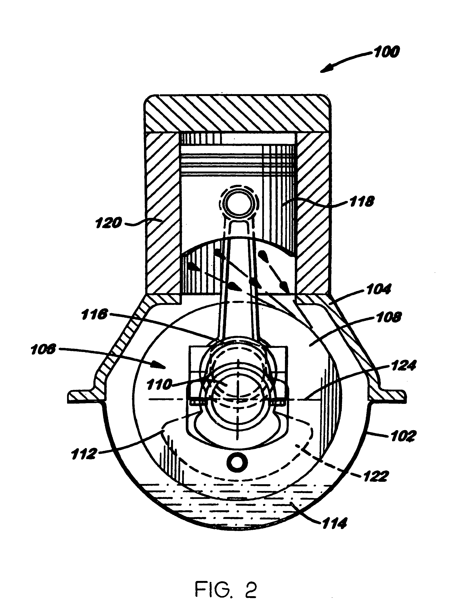 Air compressor including a disk oil slinger assembly