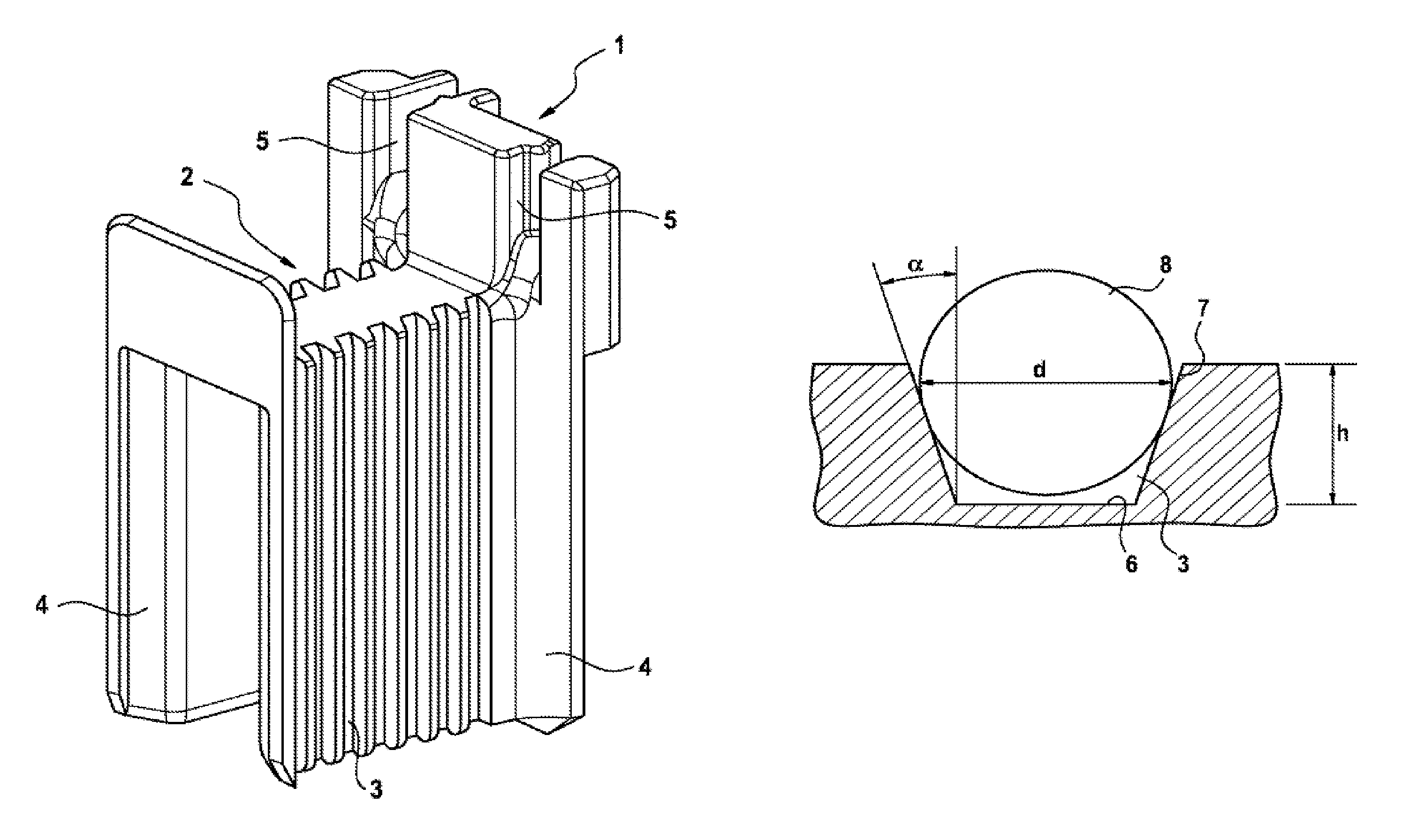 Winding carrier for use in an electrical machine and winding arrangement