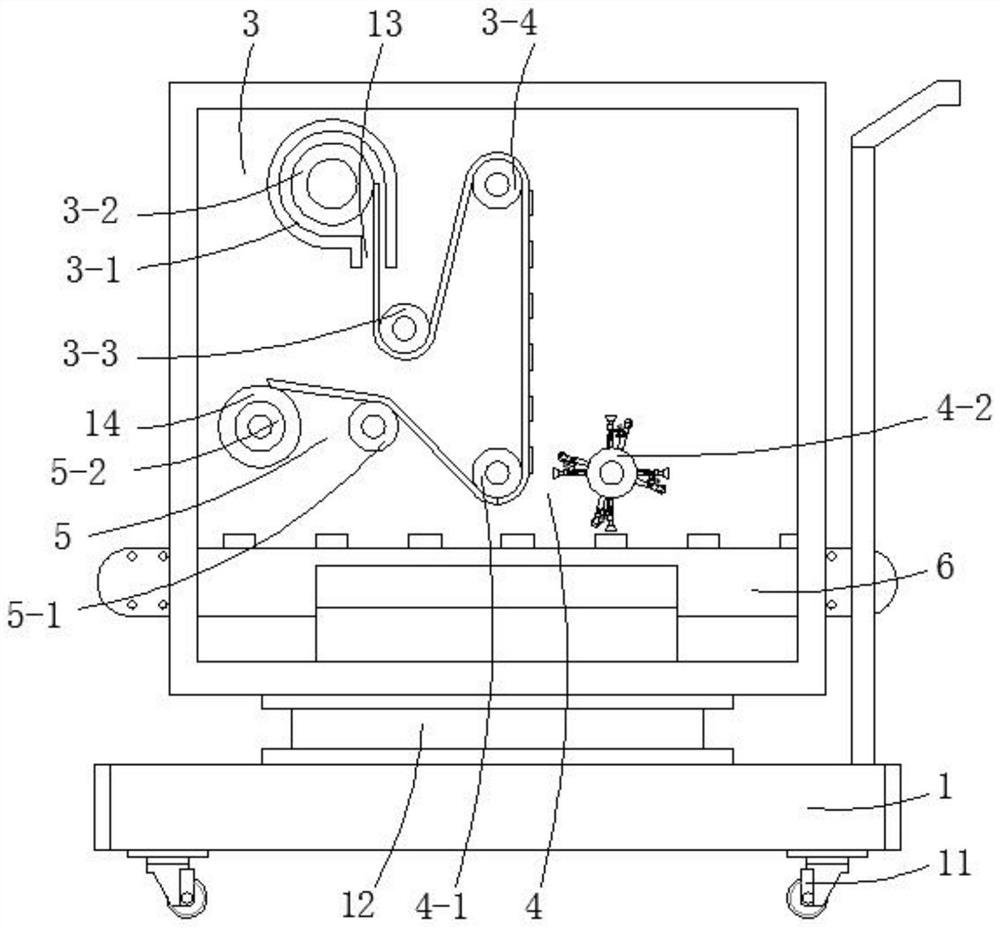 Fully automatic rotary self-adhesive labeling machine