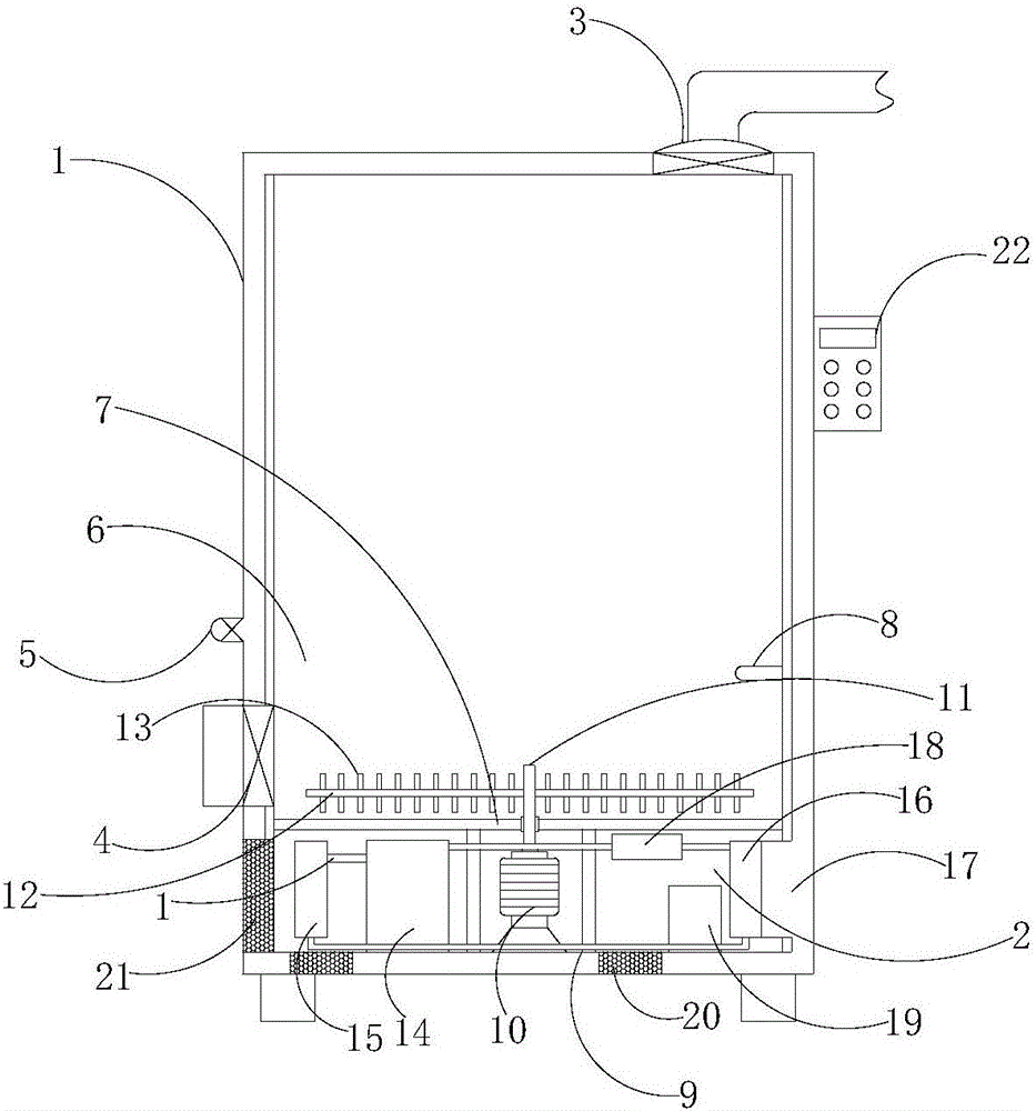 Honey storage tank with constant temperature function