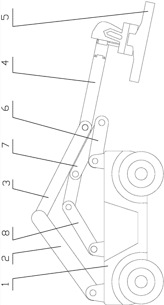 Two-degree-of-freedom driving controllable hoisting crane