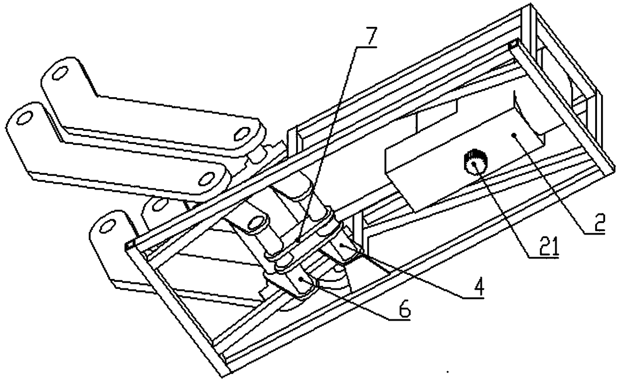 Lifting and translation system of a bomb-loaded vehicle