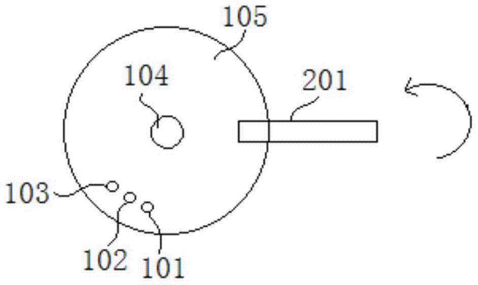 A kind of turning box desanding system for wear-resistant parts casting