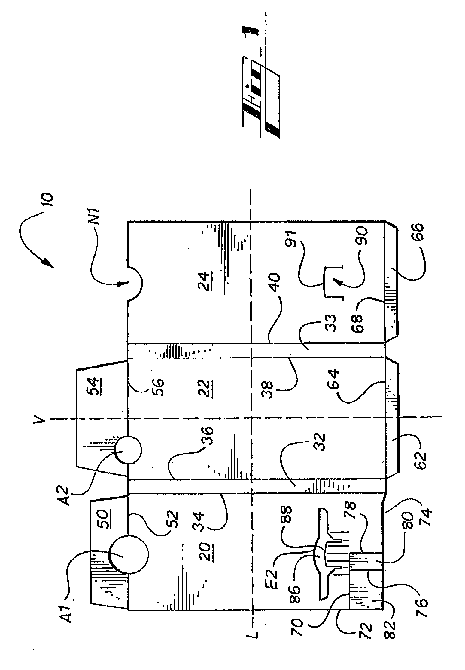 Packaging system with an improved lock and release mechanism