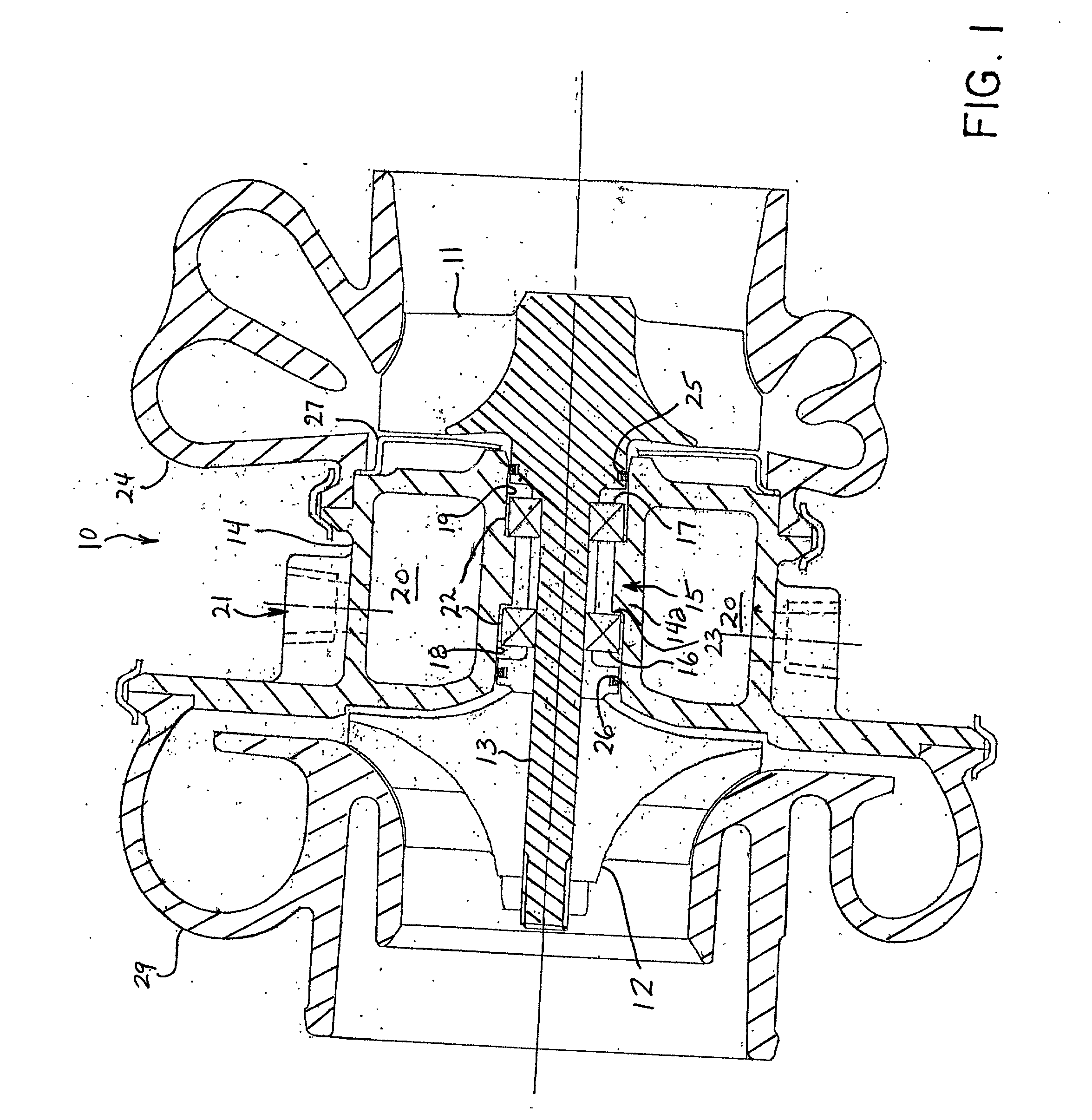 Compact turbocharger