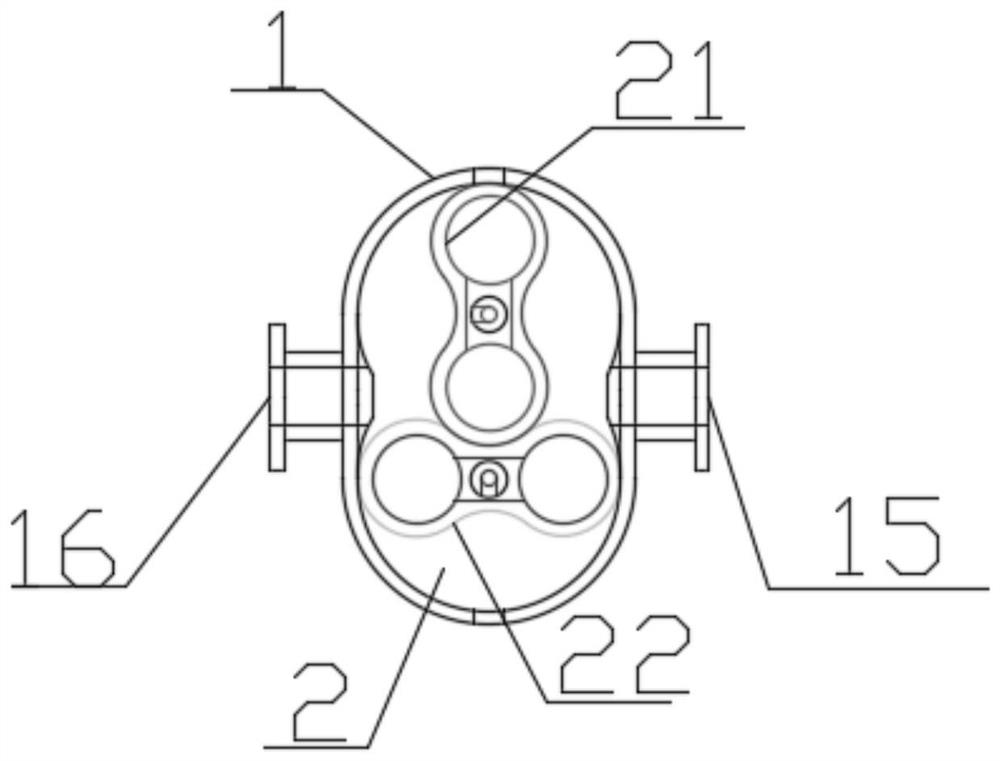 Cooling type roots blower