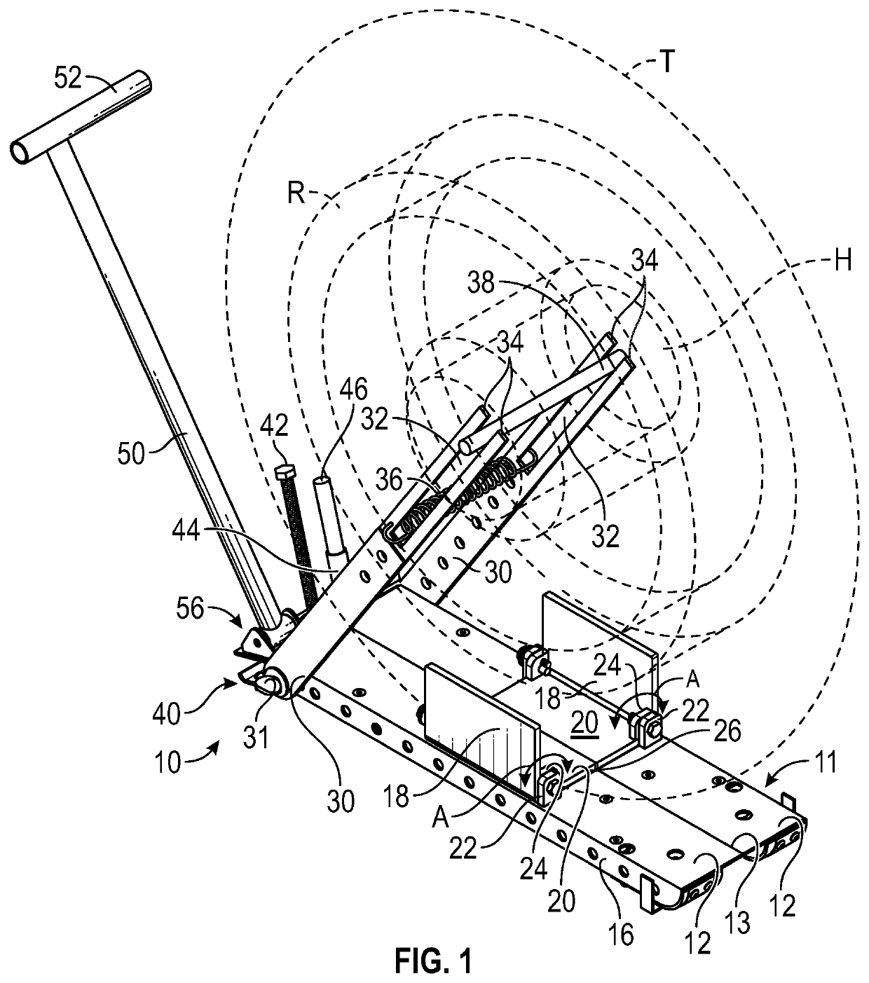 Vehicle Tire/Wheel Changing Device