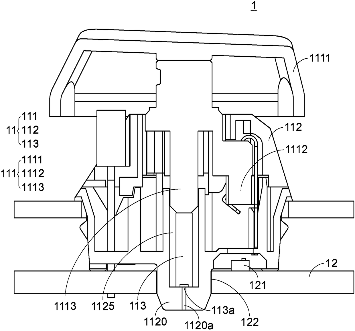 Input device with adjustable force level