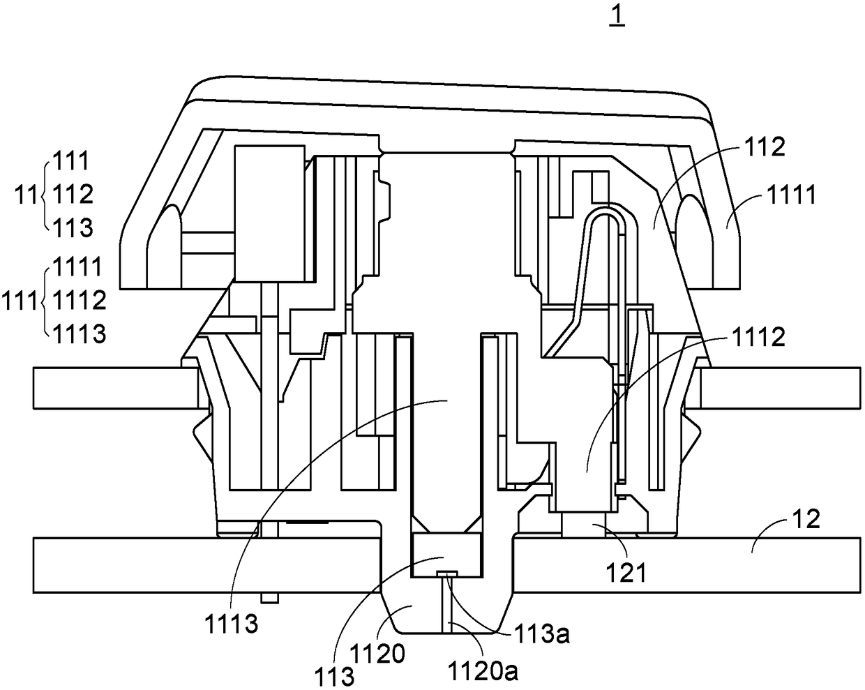 Input device with adjustable force level