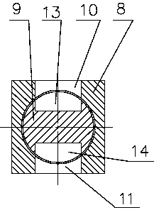 Biomass particle burner of cylinder-type feeding system