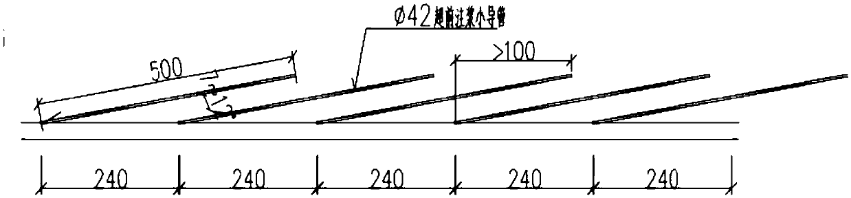 Sandy clay geological tunnel roof collapse treatment method