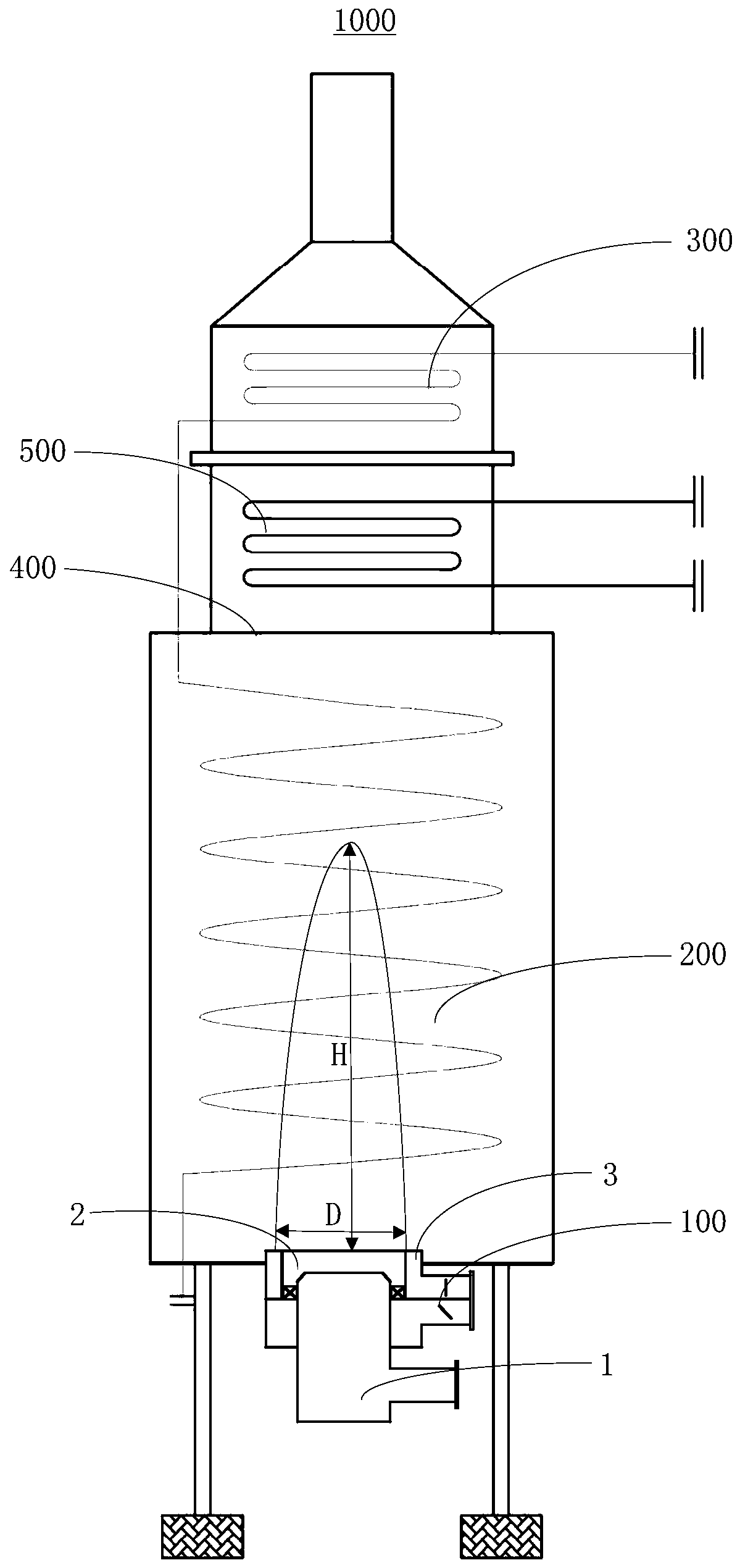 Burner for furnace and heating furnace